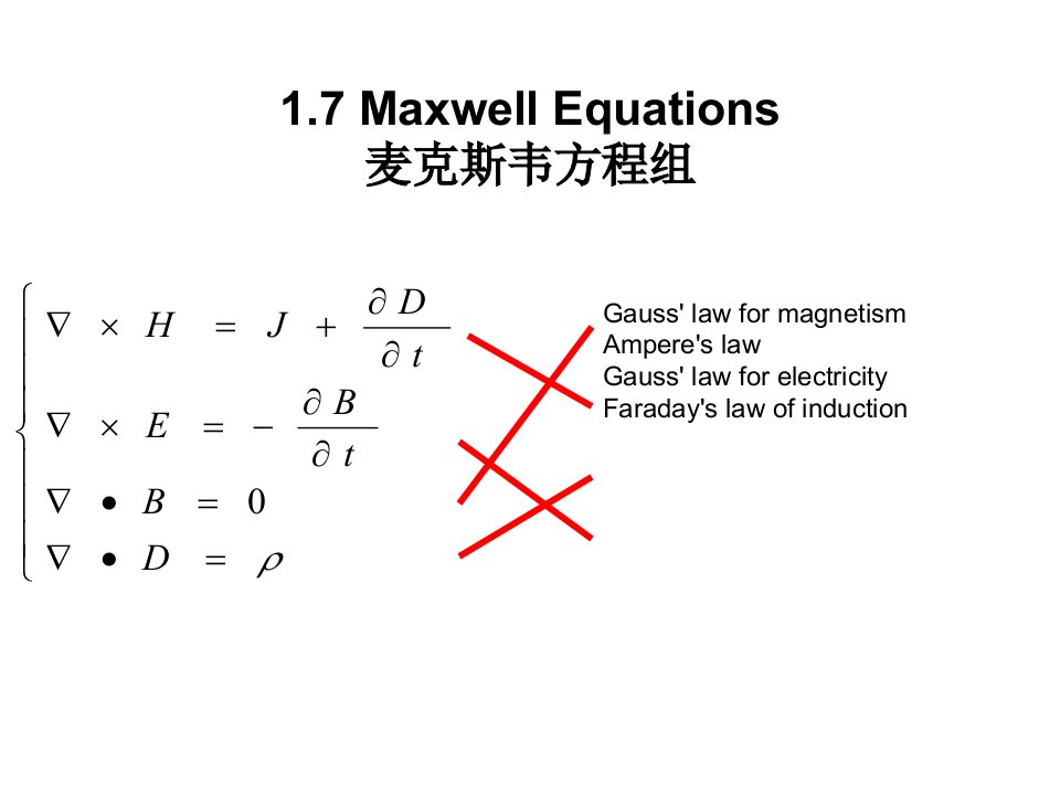 麦克斯韦方程组