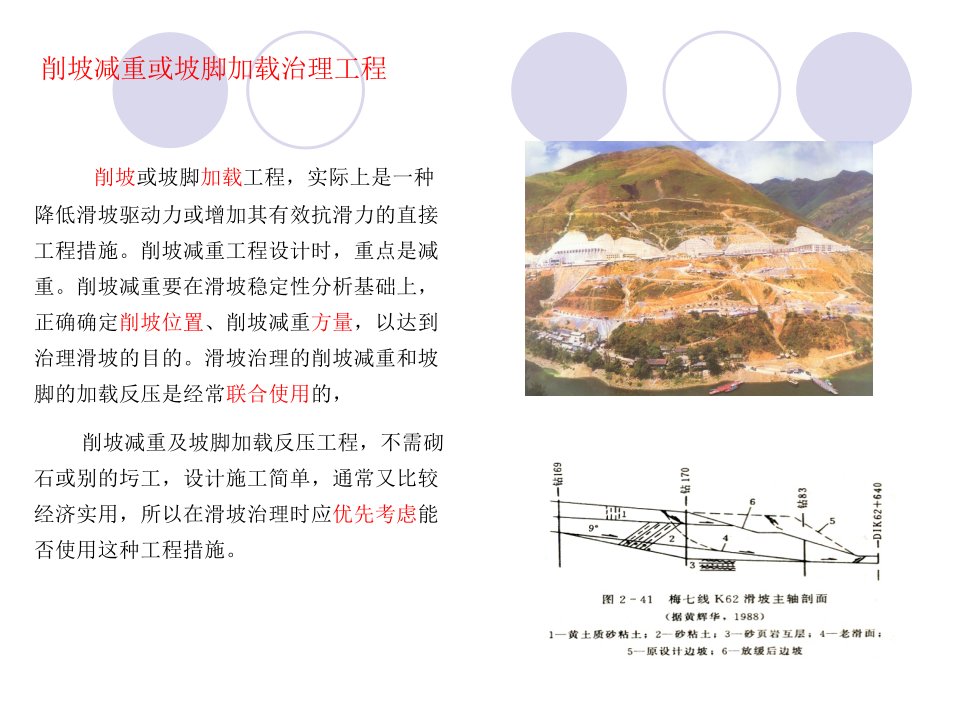 滑坡防治及设计(挡土墙抗滑桩设计)PPT