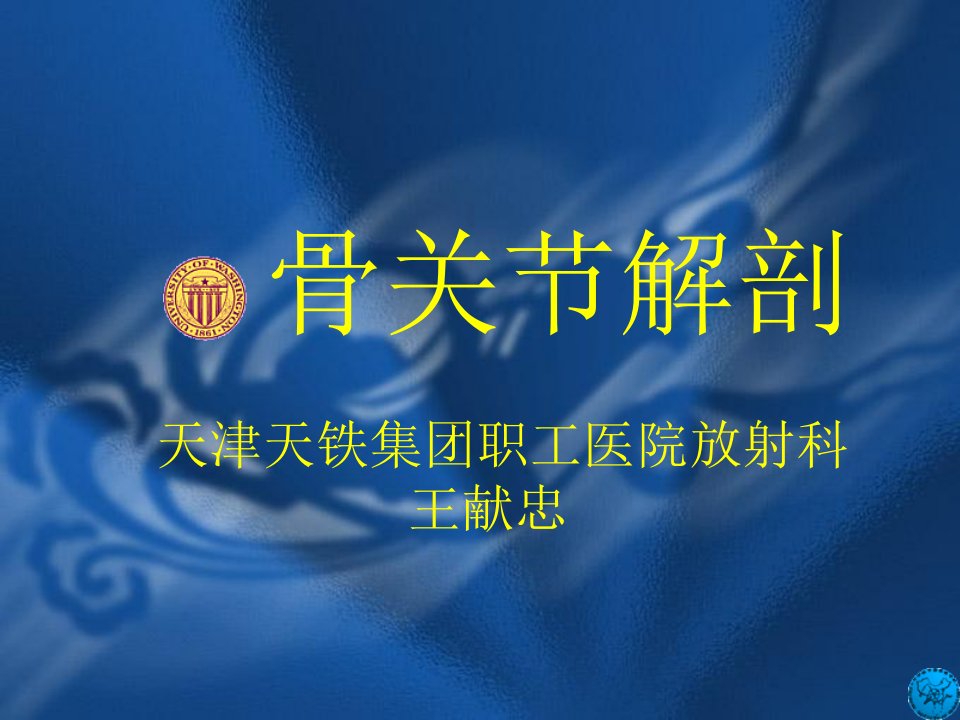 骨关节解剖及急性损伤性改变