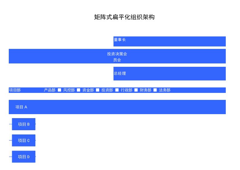 矩阵式扁平化组织架构