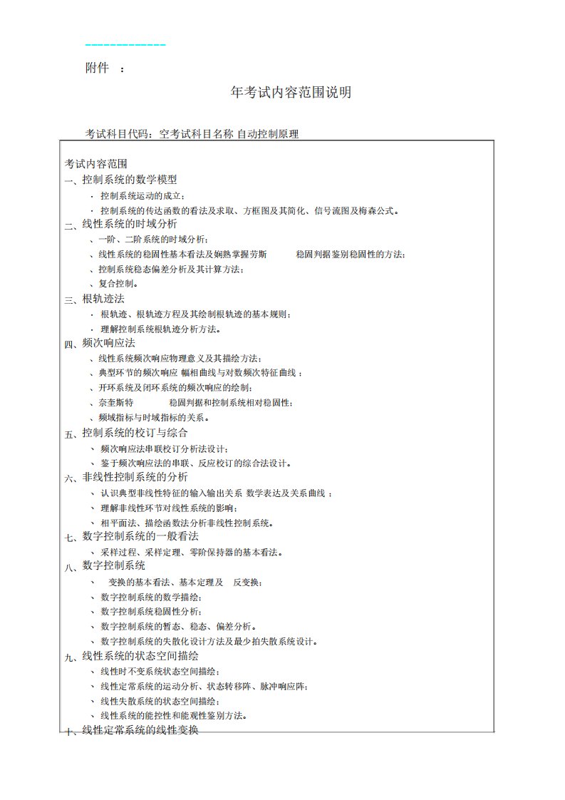 哈工程考研四系考试大纲