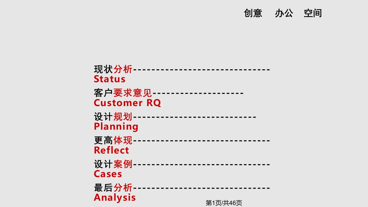 创意办公空间设计PPT课件