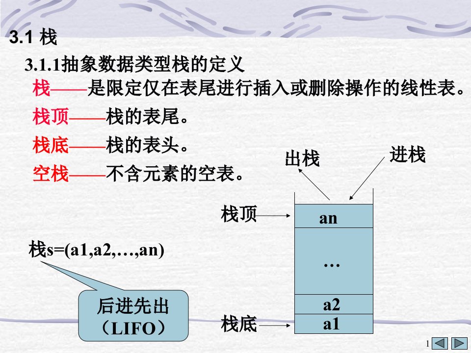 第三章栈和队列