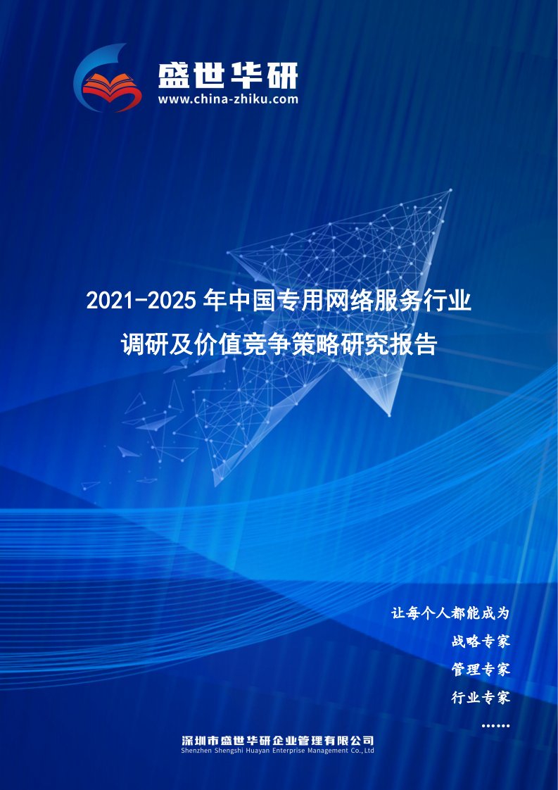 2021-2025年中国专用网络服务行业调研及价值竞争策略研究报告