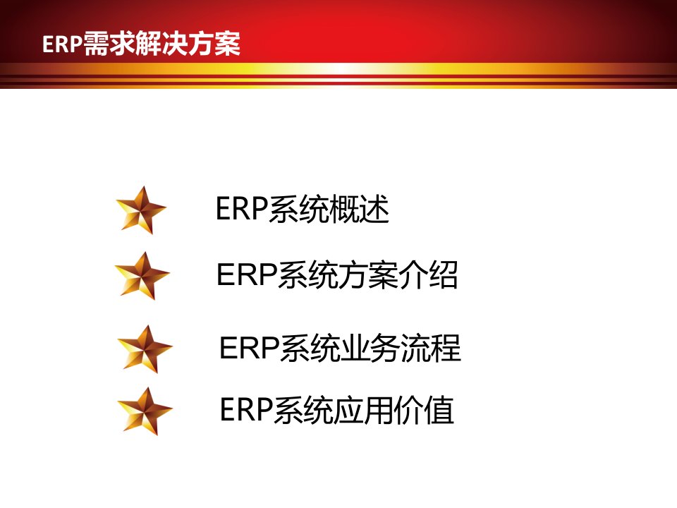 ERP需求解决方案ppt课件