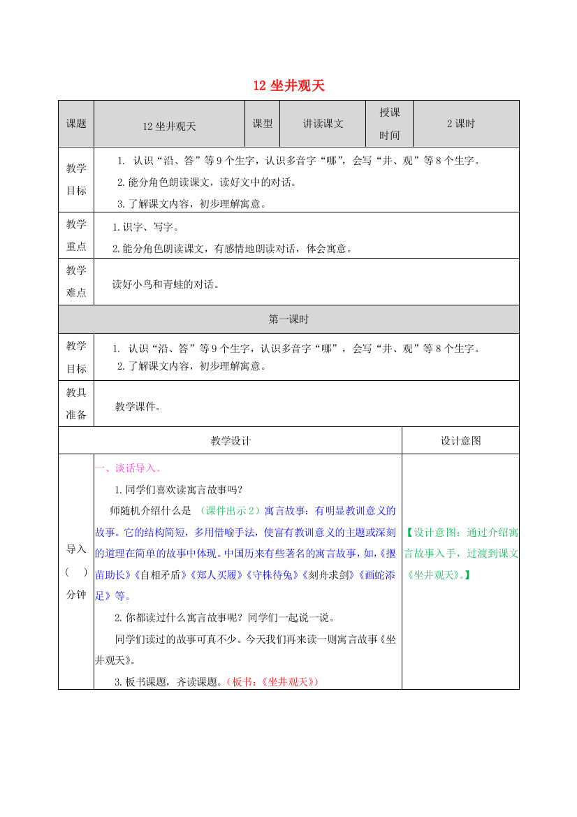 2022二年级语文上册