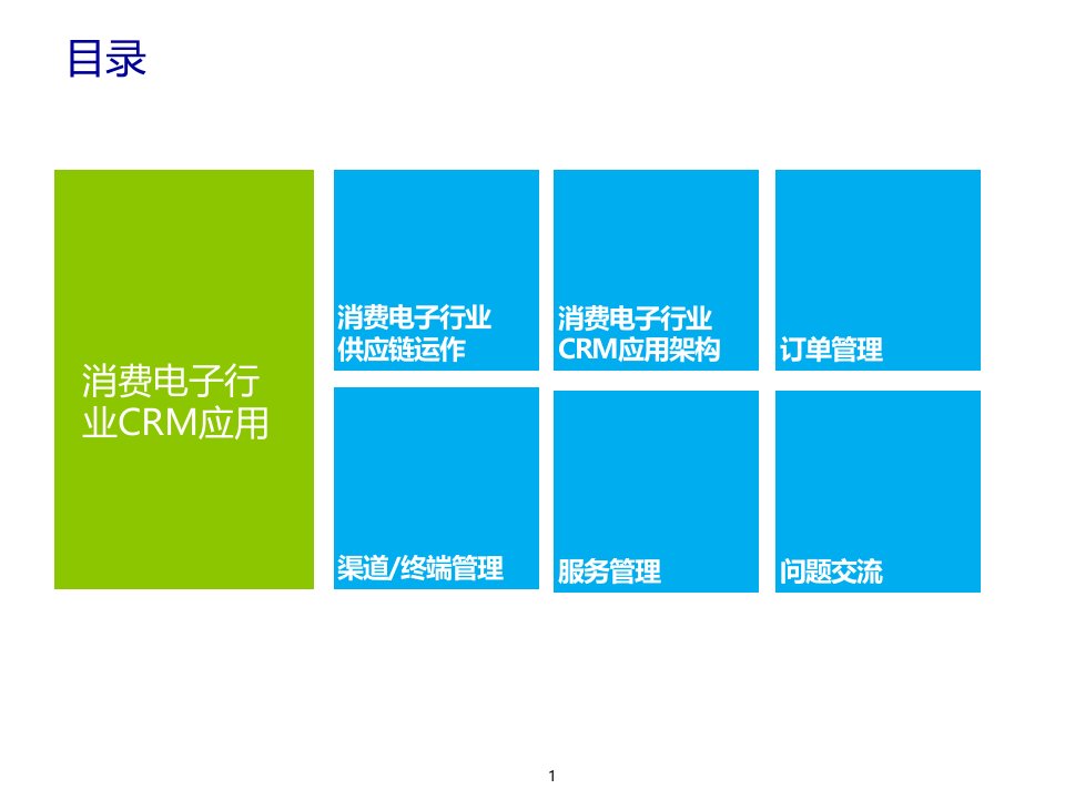 消费电子行业CRM解决方案PPT41页