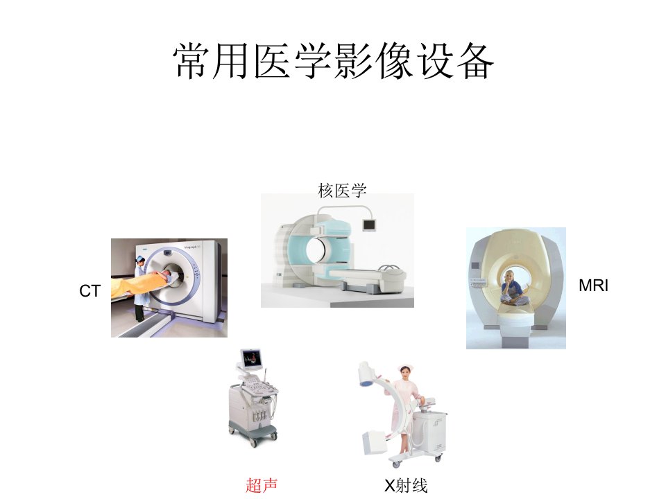 精选常用医学影像设备