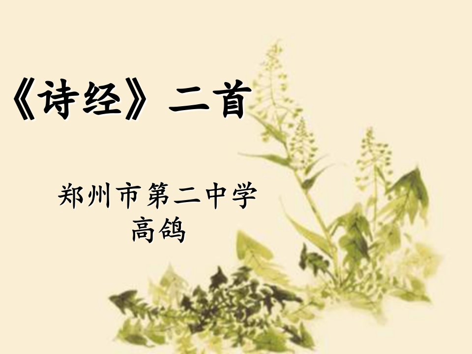 高老师讲语文-关雎