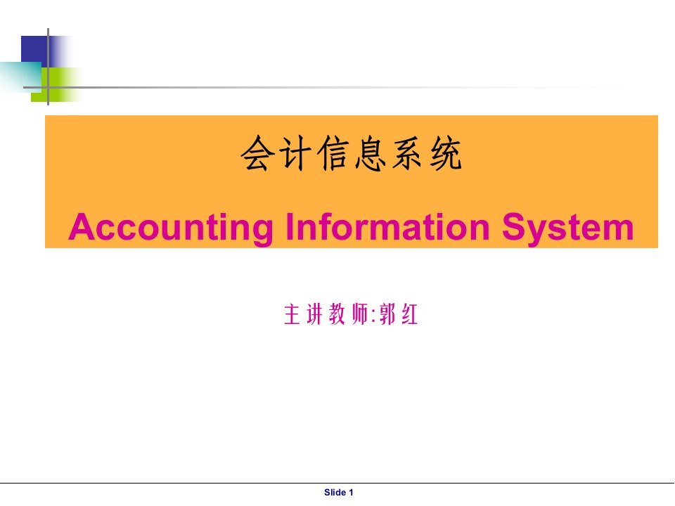 会计信息系统ppt47页