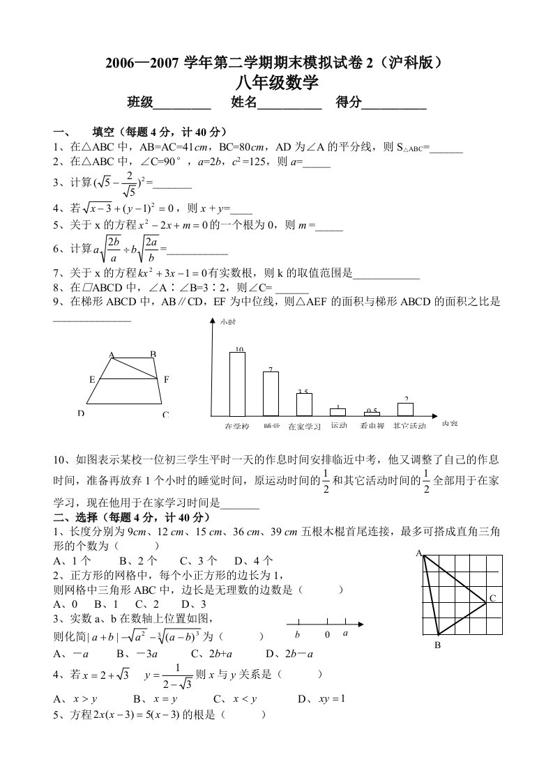 初中数学教学反思