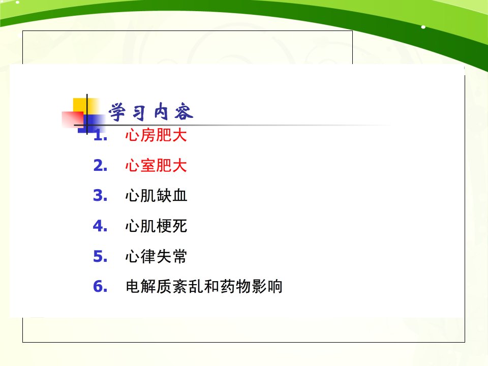 最新心房心室肥大心电图PPT课件