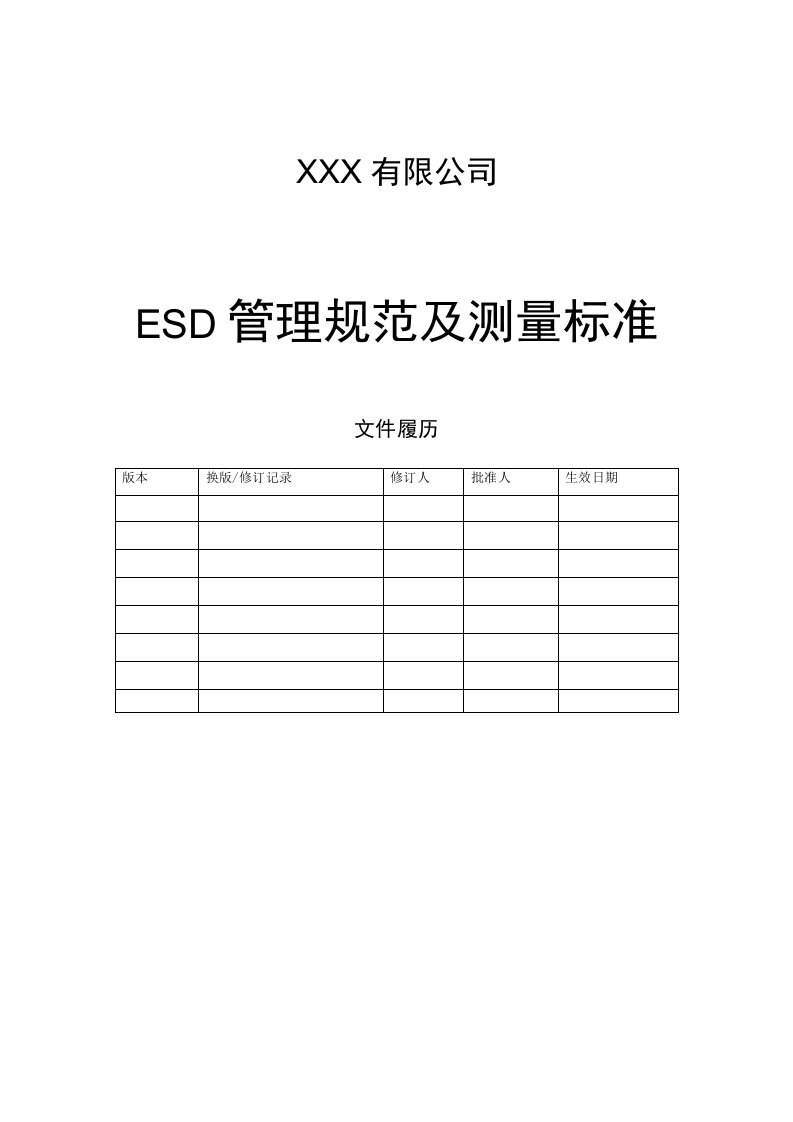 静电防护ESD管理规范与标准（详细实用版）