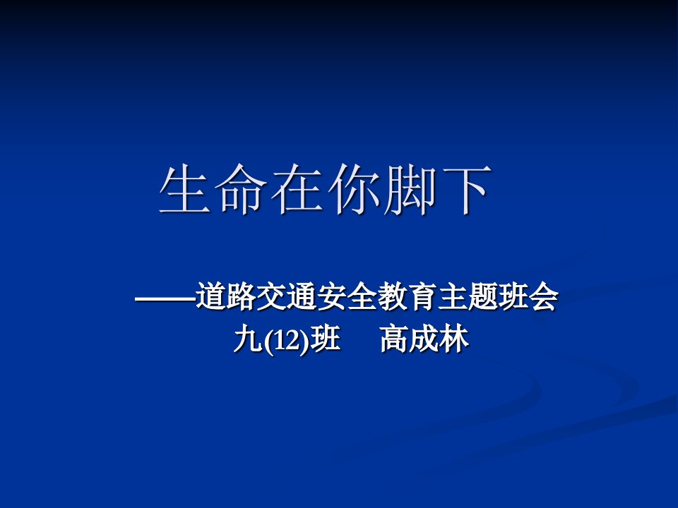 交通安全主题班会总结