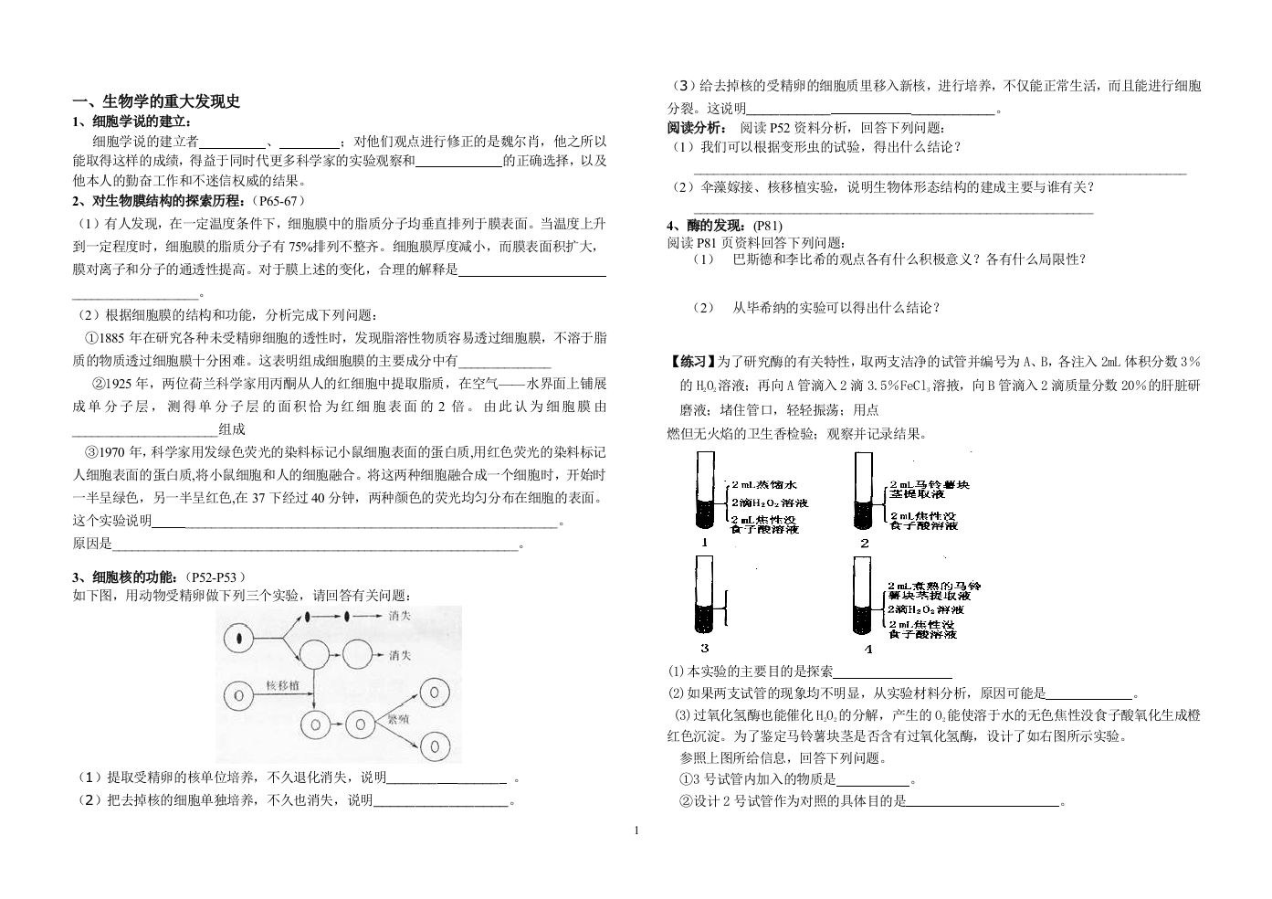 生物发现史的重大启示