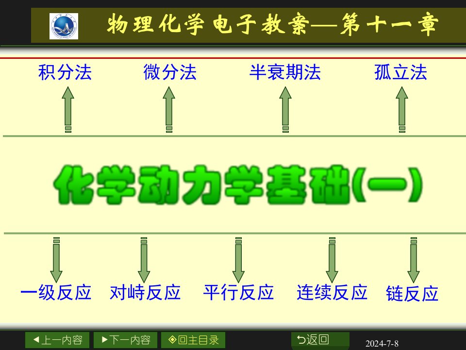 物理化学电子教案第十一章