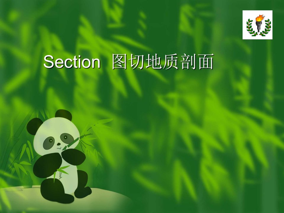 用Section切地质剖面