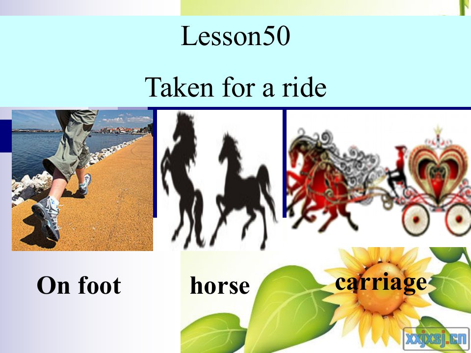 新概念第二册lesson50takenforaride