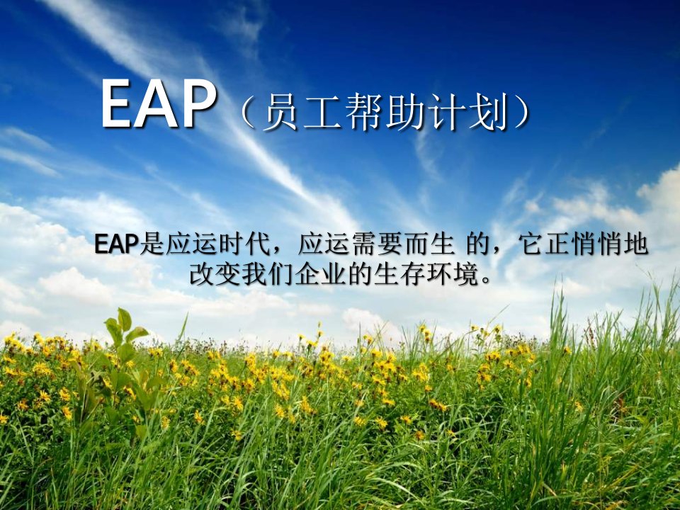 EAP(员工帮助计划