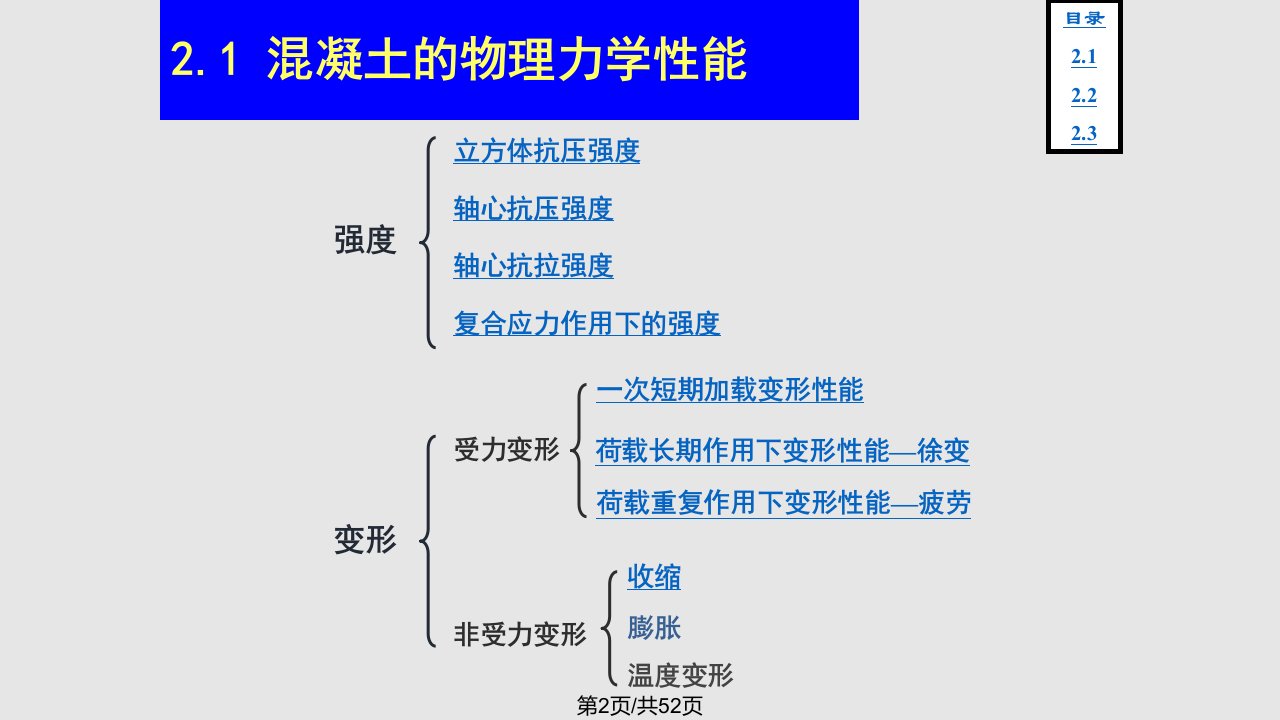 混凝土结构材料的物理力学性能