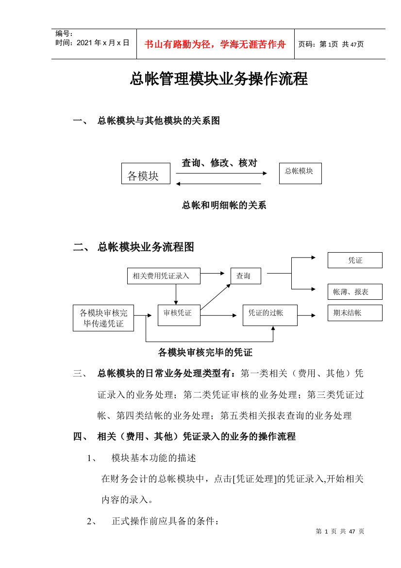 总帐模块流程(液体奶)