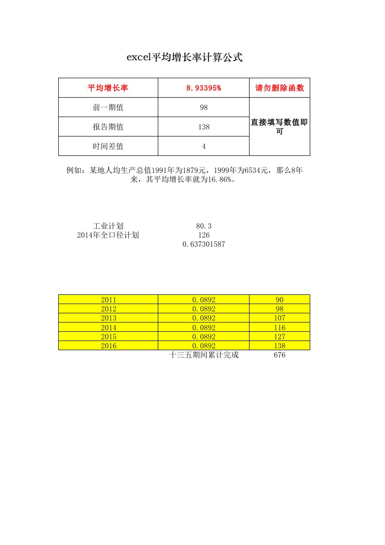 年平均增长率计算器_非常实用_免费