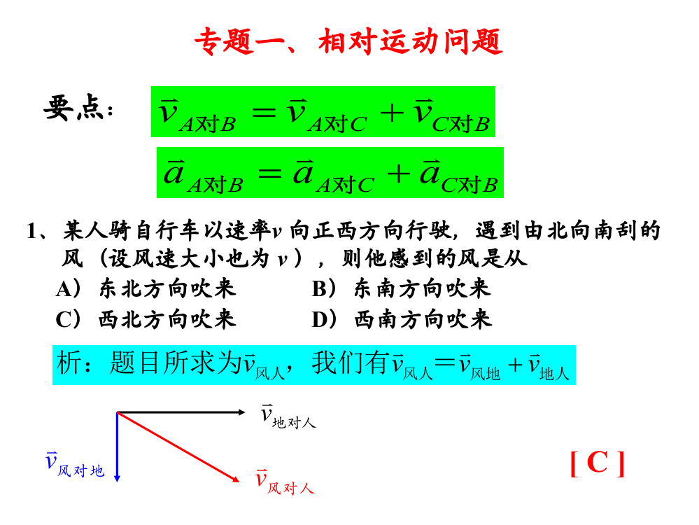 大学物理力学部分