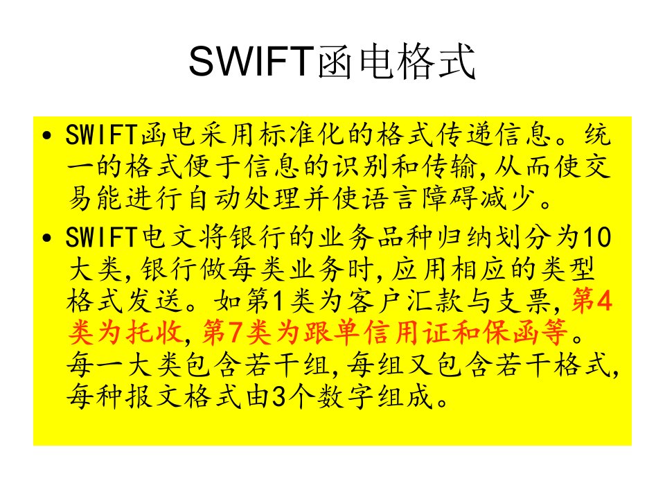 swift信用证