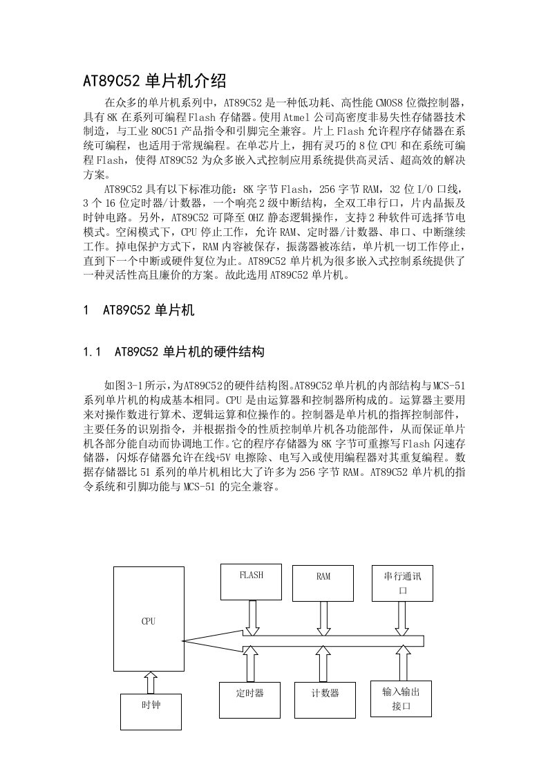 AT89C52单片机介绍