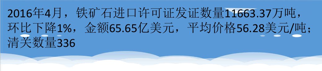 年度报告-5月铁矿石进口预警监测报告