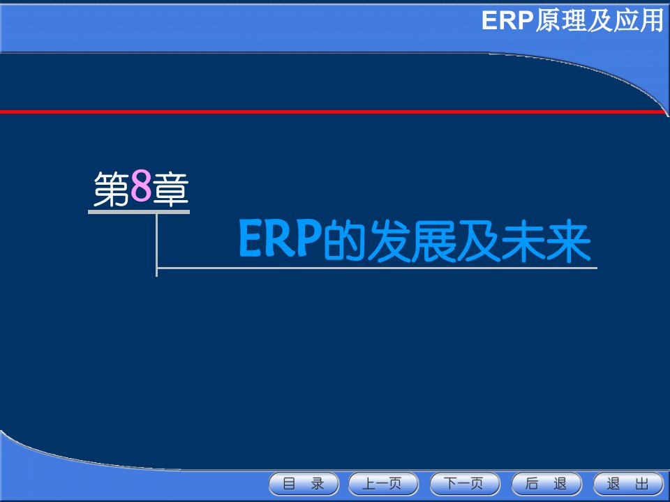 第8章ERP的发展及未来
