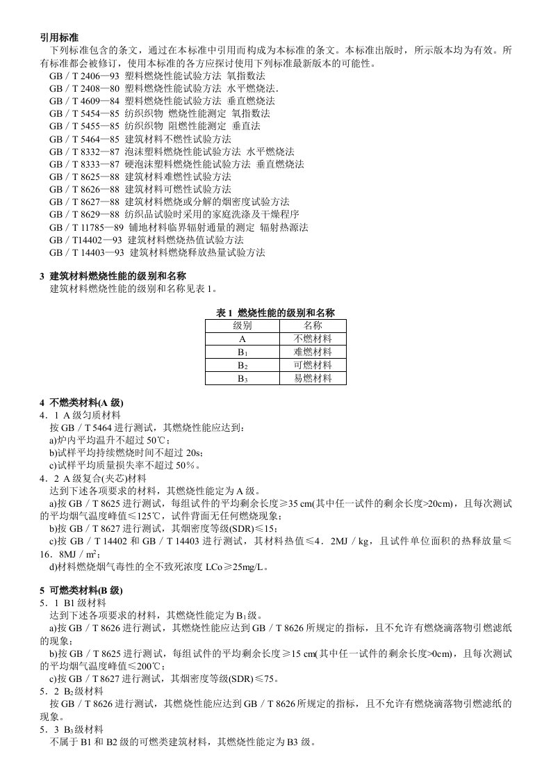 聚氨酯阻燃等级