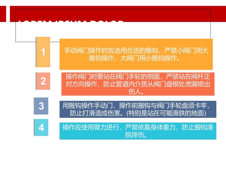 阀门操作注意事项专业知识课件