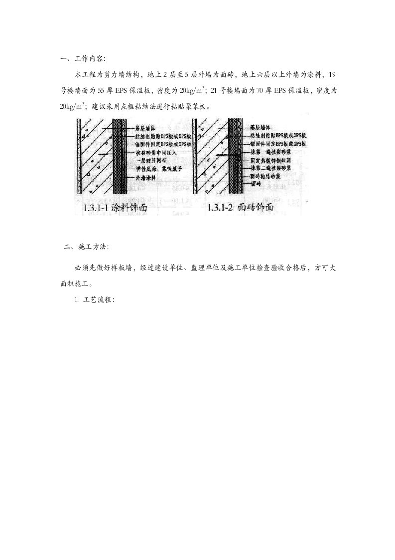 EPS保温板安装技术交底记录全套