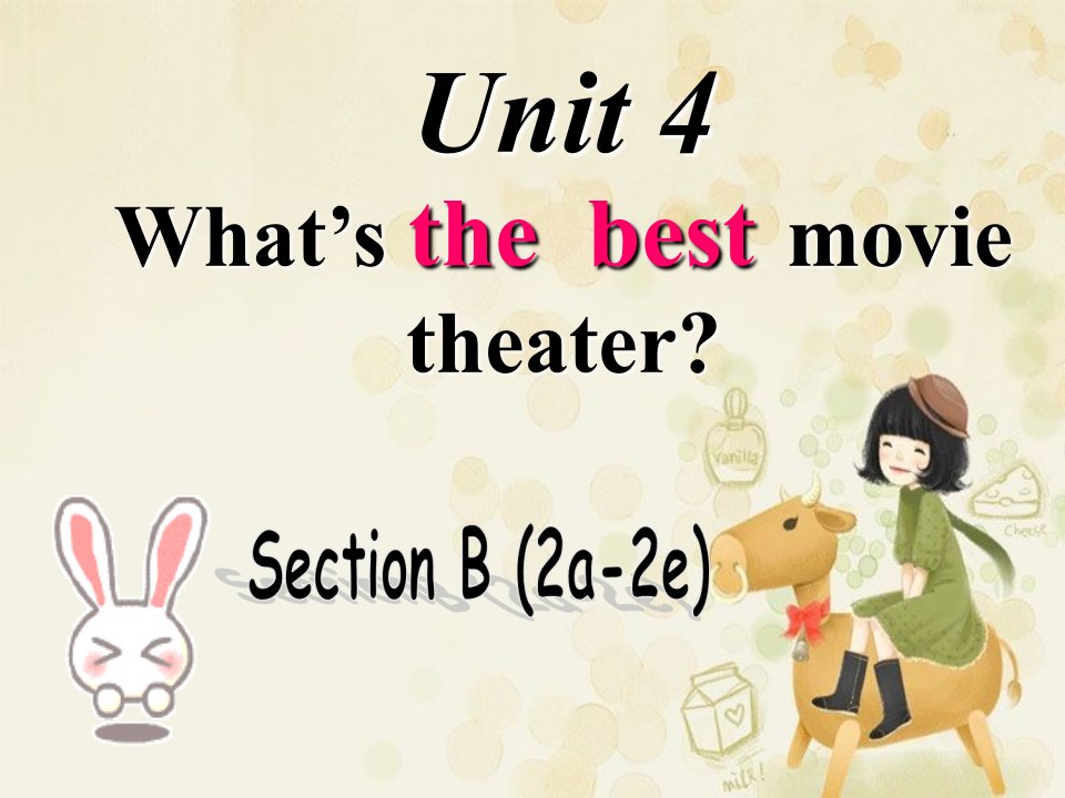 八年级上册英语新目标unit4课件Section-B(2a-2e)张