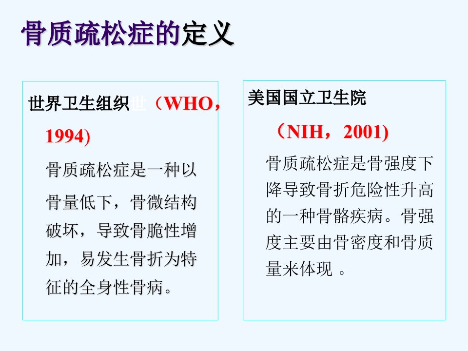 骨质疏松症防治介绍