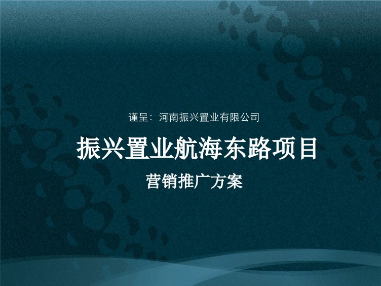 河南振兴置业_郑州航海东路项目营销推广方案_78PPT