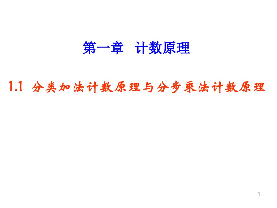 [高三数学]复习PPT课件-计数原理排列与组合