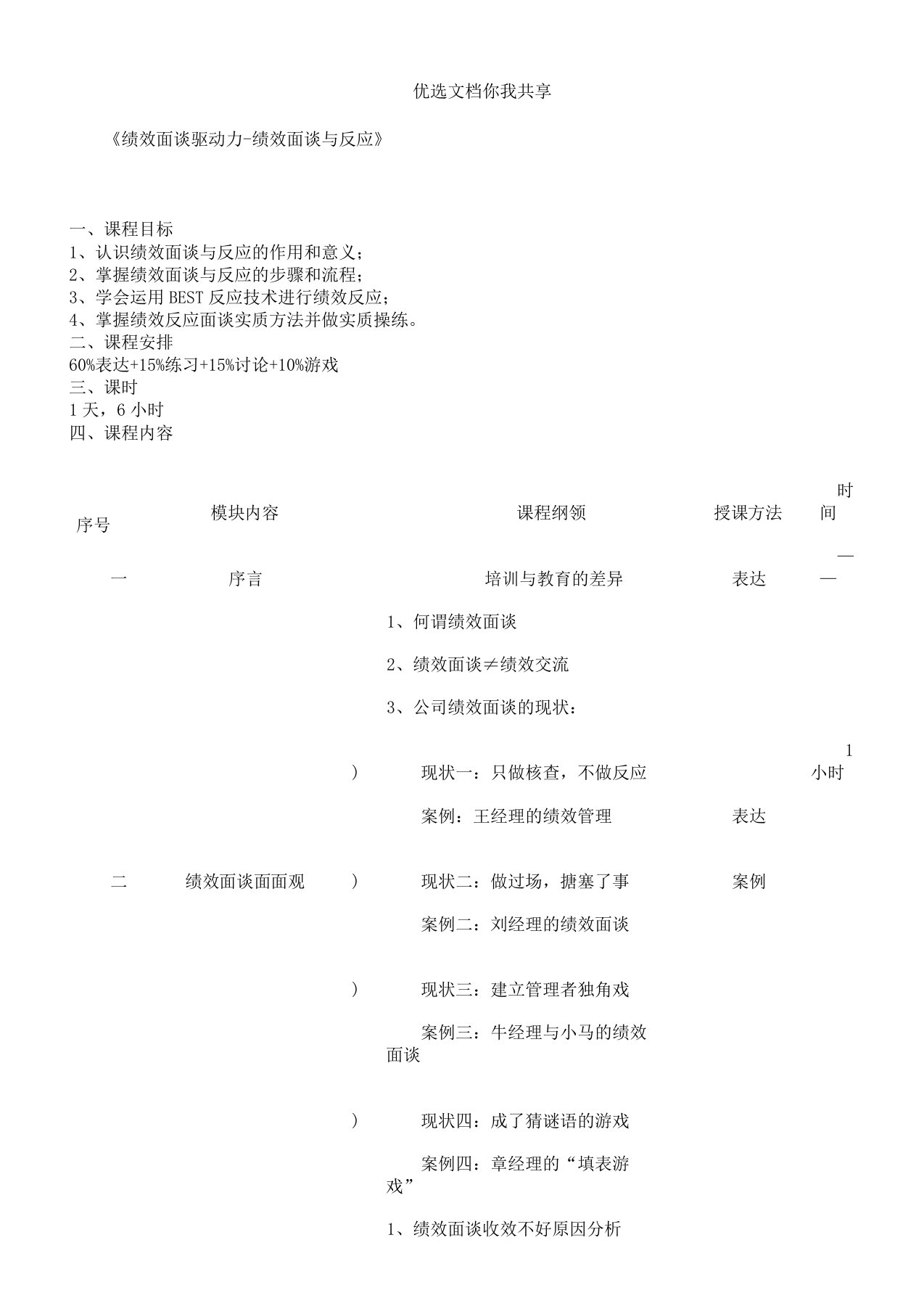 张国良《绩效面谈以及反馈技巧》课程