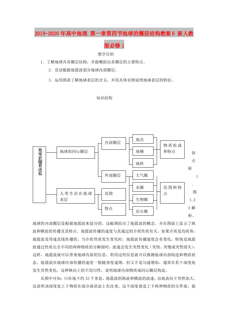 2019-2020年高中地理