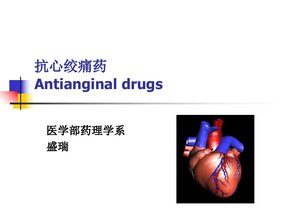 《抗心绞痛药学》PPT课件