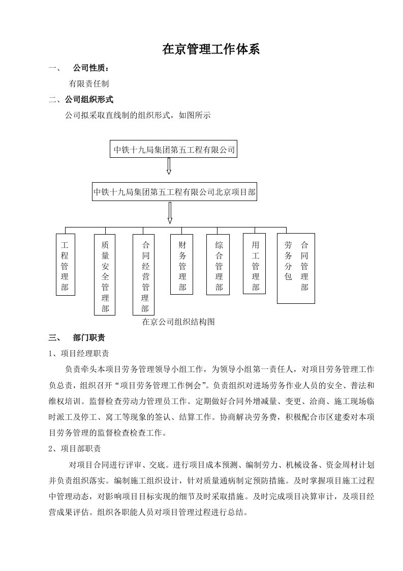 外地企业进京备案6项基础制度