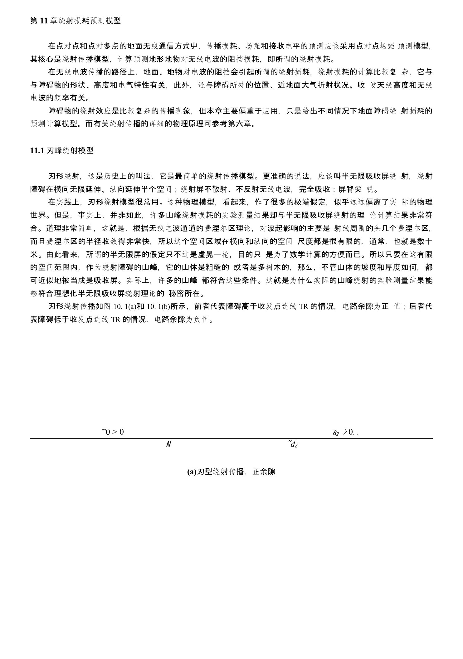 电波传播理论徐立勤11绕射损耗预测模型