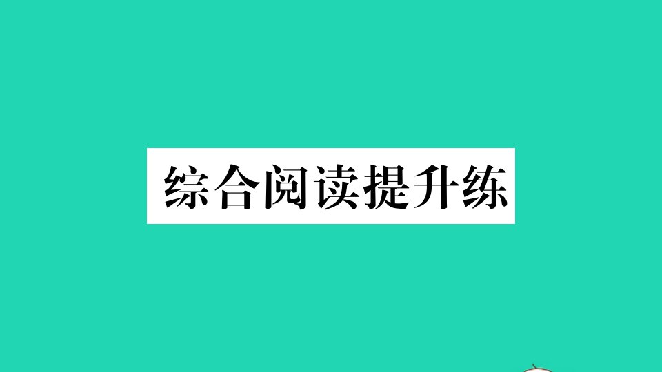 河南专版七年级英语下册Unit1Canyouplaytheguitar综合阅读提升练作业课件新版人教新目标版