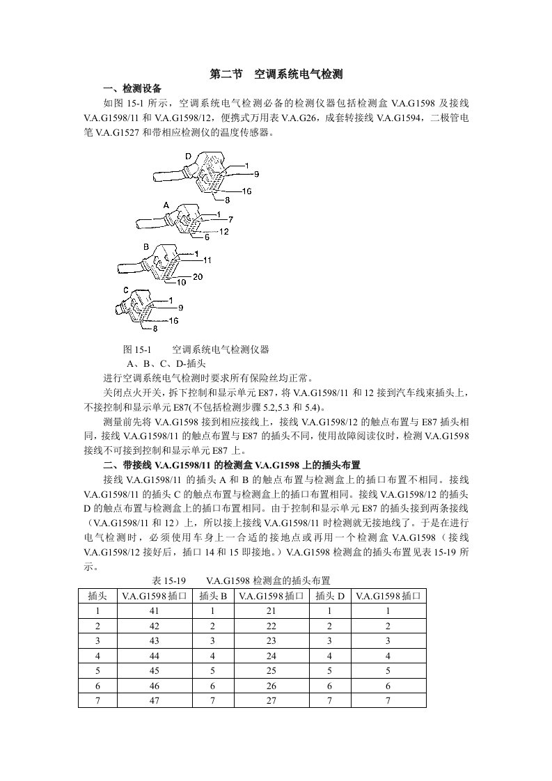 奥迪A6第15章空调维修2