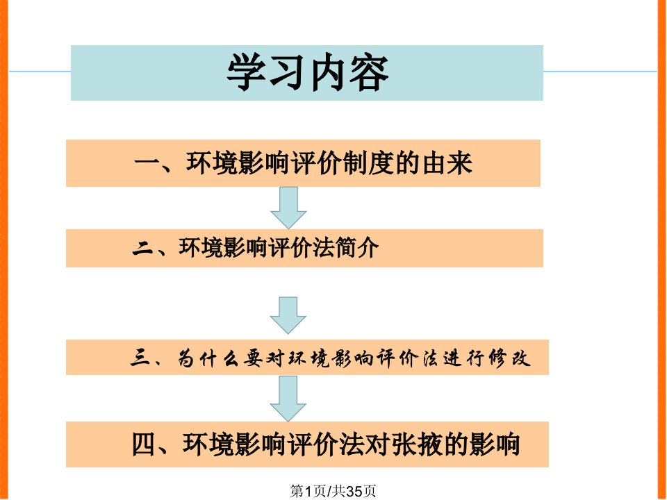 环境影响评价法PPT课件