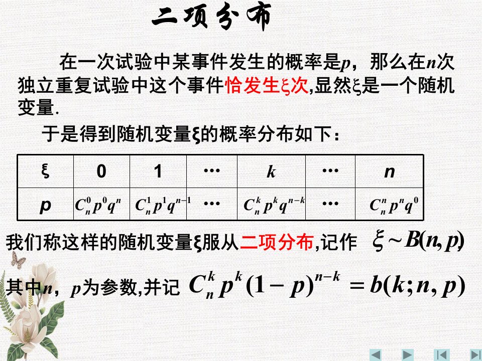 二项分布