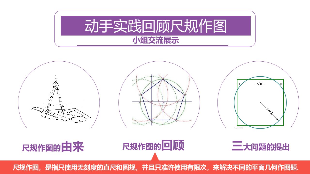 代数学与三大几何作图难题课件