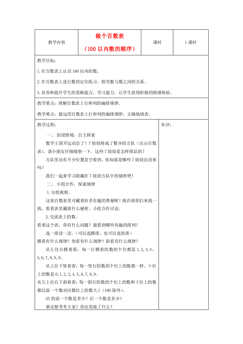 一年级数学下册