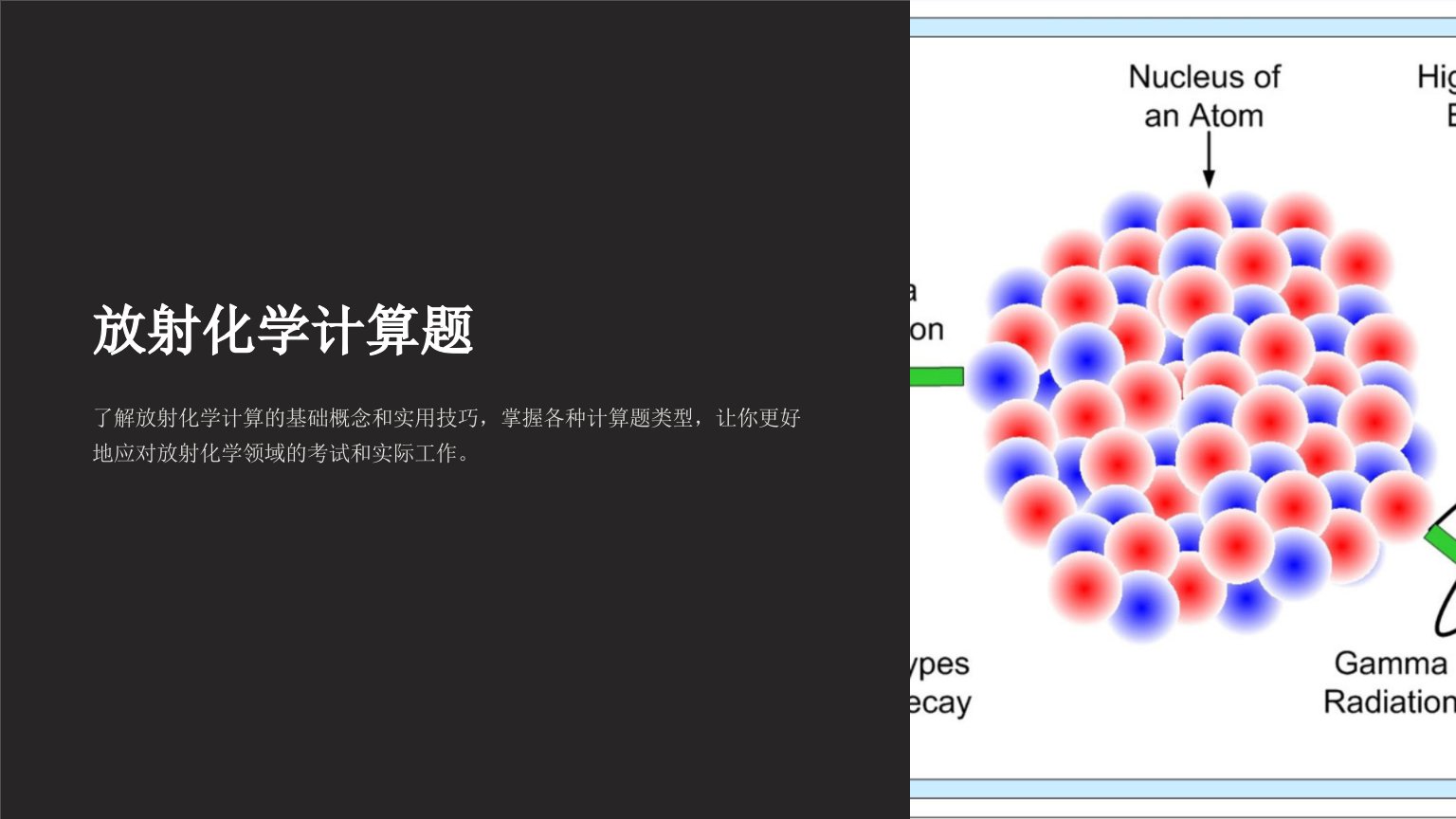 《放射化学计算题》课件